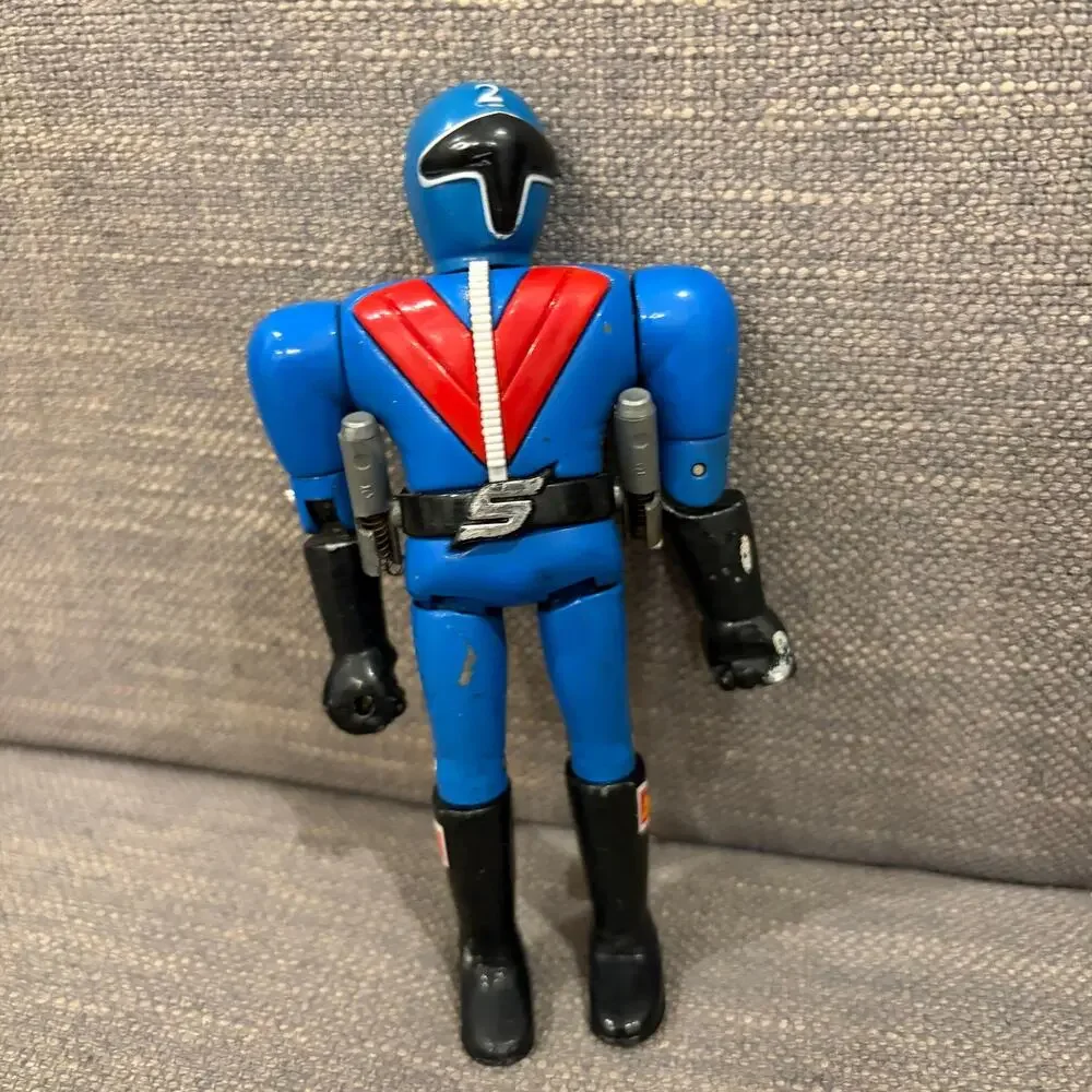 Popy Chogokin Blue Vintage Momorenger Himitsu Sentai Gorenger (Goranger) 5
